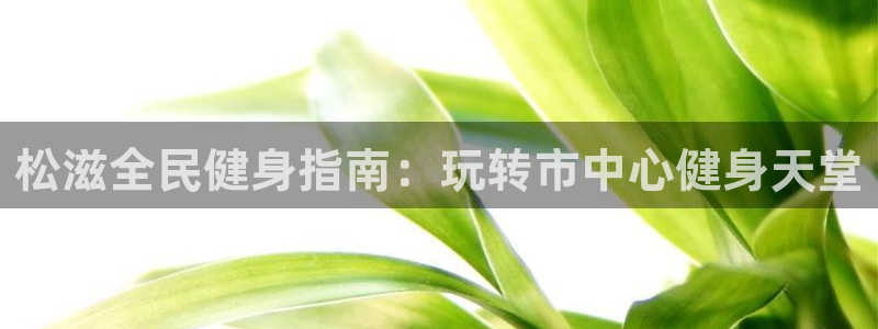 尊龙新版官网网页版：松滋全民健身指南：玩转市中心健身天堂